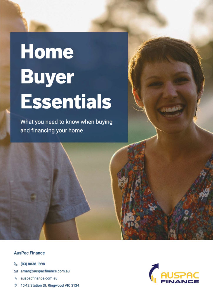 Auspac finance First home buyer brochure cover page