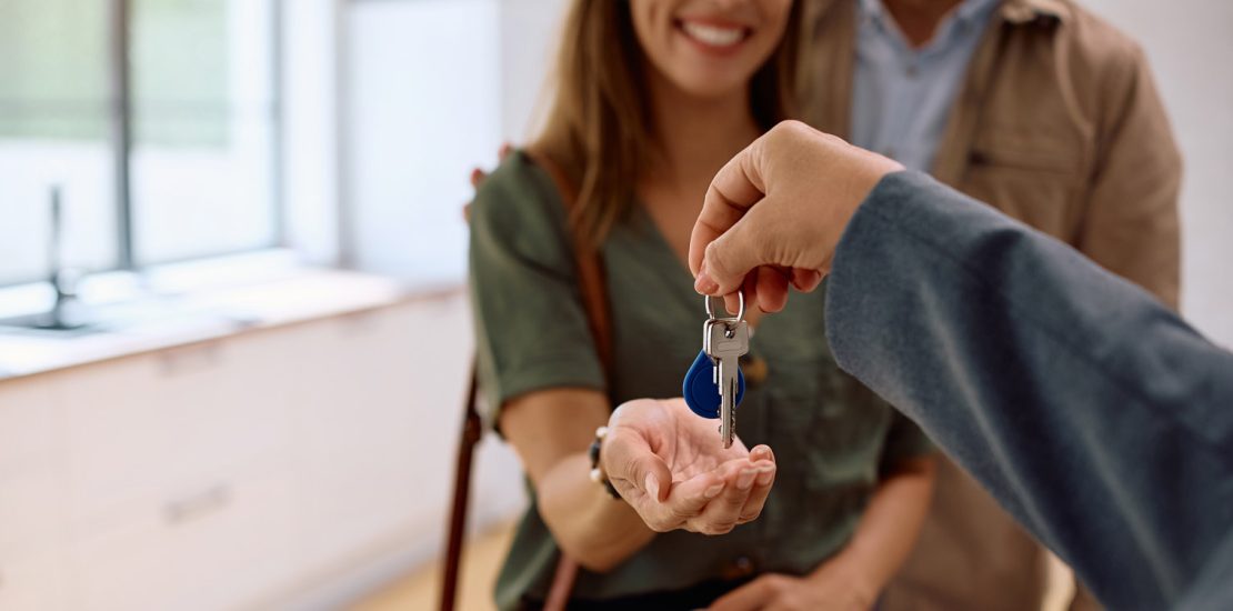 Keys given to new couple tenant